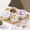 Mosuji 10 oz Set of 4 Oven-Safe Porcelain Ramekins with