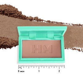 Travel Size Mini Pressed Powder - Haute Minute Makeup Complexion Perfection Mini Powder - Perfect For Travel or Your Purse! (Neutral Dark)