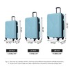 Travelhouse Hardshell Luggage Set,3 Piece Hardside Suitcases with Spinner Wheel,Lightweight