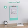 Macroclo Legal Size Clipboard, Teal 8.5 x 14 Clip Boards