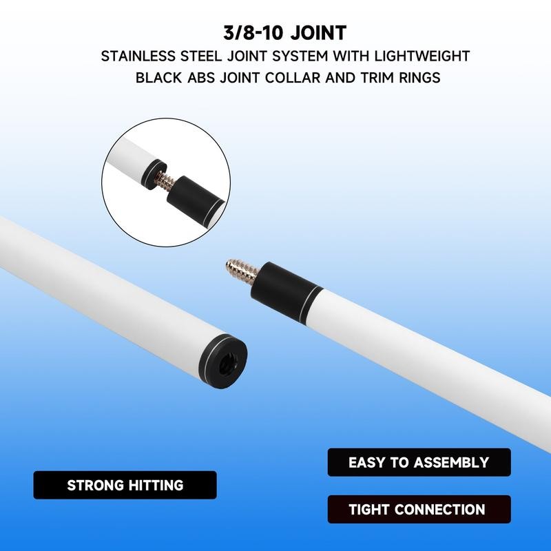 GSE GAMES&SPORT EXPERT 58" 2-Piece Matte White Fiberglass Graphite Composite