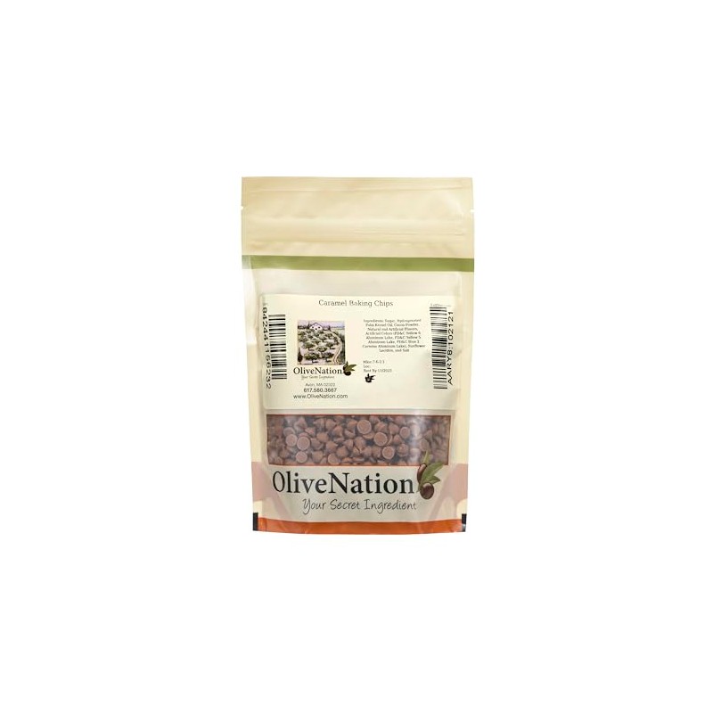 Caramel Mini Baking Chips, OliveNation Caramel Baking Chips, 4M Confectionery