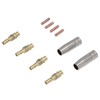 MIG Welding Consumables Kit Copper Contact Tips Connecting Rods Nozzle