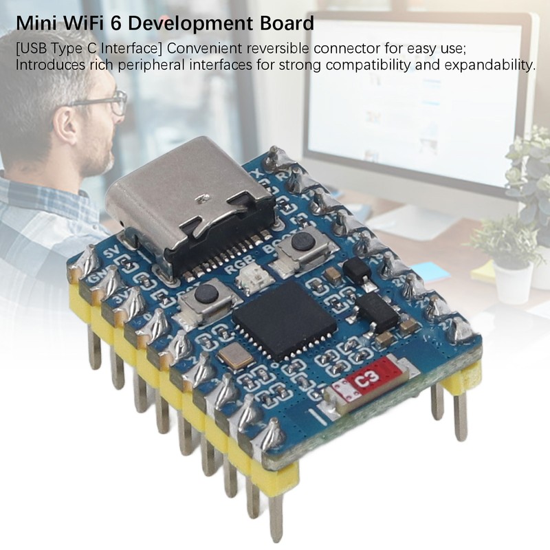 for ESP32 C6 Mini Development Board 2.4GHz WiFi 6 BLE