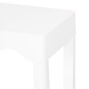 Kate and Laurel Maida Modern Rectangle Wooden Wavy Console Table,