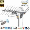 Lava 125 mile LAVA HD-2605, Ultra 4K Outdoor TV Antenna,