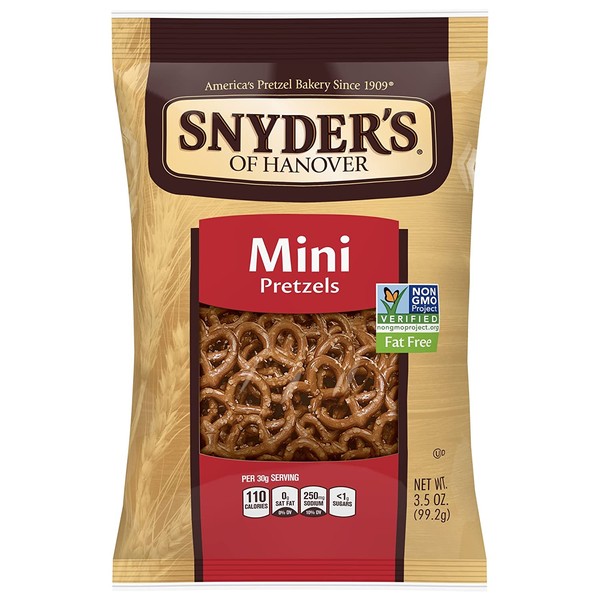 Snyder's of Hanover Mini Pretzels, 3.5 Ounce (Pack of 8)