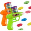 2 Pieces Foam Disc Launcher Zip Shot Shooter Disc Shooter