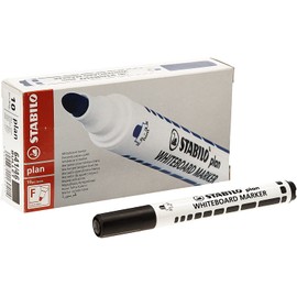 Stabilo Point Dry Wipe Markers (Pack of 10) Black