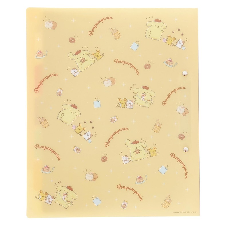 Mplan 001640-52 File Sanrio Characters Pompompurin A4, 2 Holes