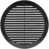 HVAC OV ø8" Inch Black Plastic Round Soffit Vent -