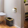 Gatco 753 Recessed Pivoting Toilet Paper Holder, Wall Mounted, Heavy