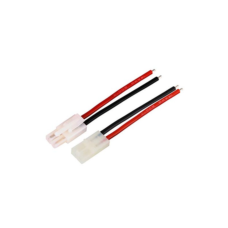 (5S) 7.2V Connector with 14 GA Cord Male/Female Set [#006U]