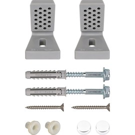 fischer 4245 WB 5 NH Hidden Attachment for Water and Bidet with Side Sanitary Systems with Hole Diameter 10 Item 04245 Grey