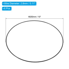 PATIKIL 10 Inch Round Dream Catcher Rings, 6 Pcs Metal Christmas Macrame Wreath Floral Ring Hoop for Home DIY Craft Wedding Wall Hanging Decorations, Black