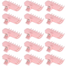 Curler Clip Hair Roller Fixing Clamp Section Claw Hairdressing Tool 15Pcs Set ()