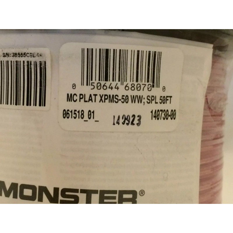 Monster 🎁 Monster Cable Platinum XP High Performance Speaker Wire