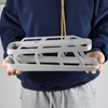 Rolling Egg Dispenser 2 Tier Space Saving Automatic Roll Down