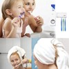 TOWOMO Olet Automatischer Zahnpastaspender, Zahnpastapresse und Zahnbürstenhalter Set (Set mit