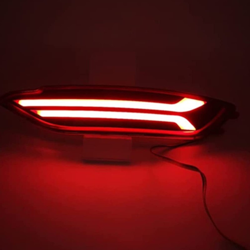 ECAHAYAKU Led Rear Bumper Reflectors Lights Compatible With 2015 2016