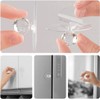Lumbor37 Gancho Adhesivos Transparentes, Ganchos para Pared, Adhesivos Ganchos Impermeables,