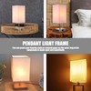 Hemobllo DIY Lamp Shade Frame - Iron Lampshade Frame Metal