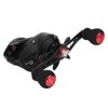 Black Red Metal Spool Magnetic Brake Fishing Casting Reel Fish