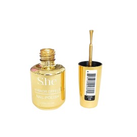 S.he Mirror Effect Nail Polish (03 Gold)