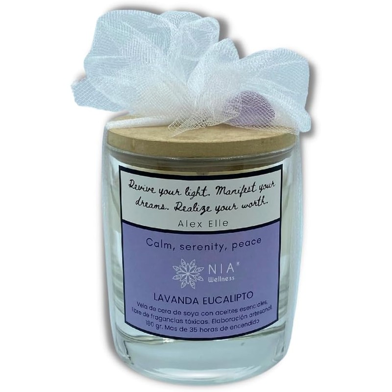 Set de productos Nia Wellness Vela Jabn Mist Siente el
