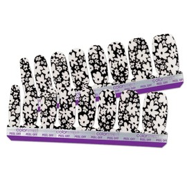 Color Street 'Wild Flower' Clear Overlay Design (FDL077) - Nail Polish Strips Good Vibes Only (2023)