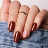 Semi Cured Gel Nail Strips, 30 pcs Gel Nail Stikers,