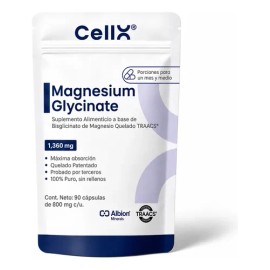 Cellx Magnesio Glicinato Alta Absorción Duración 45 Días                                                                                              