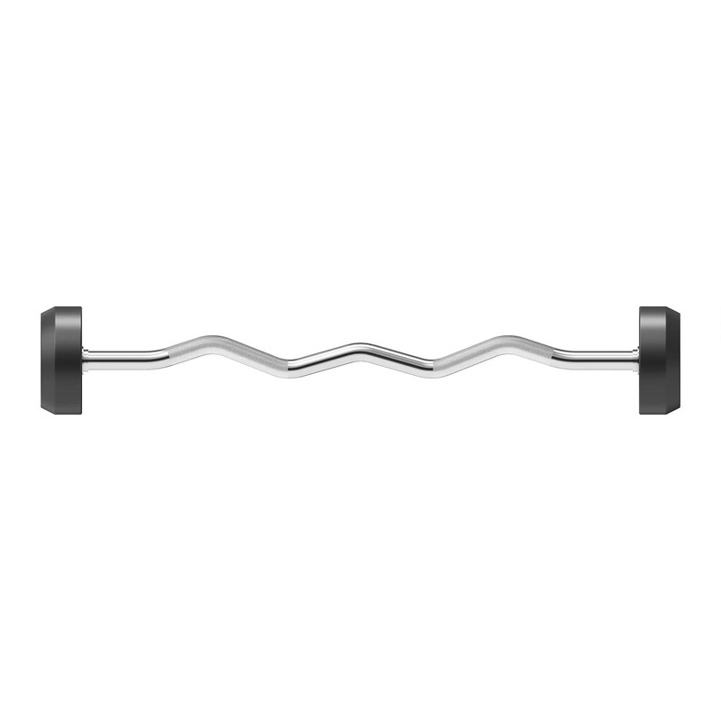Power Systems ProStyle Fixed Barbell with EZ Curl Handle (50)
