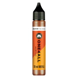 Molotow ONE4ALL Acrylic Paint Refill ONE4ALL Paint Marker, Hazelnut, 30ml Bottle, 1 Each (693.092)