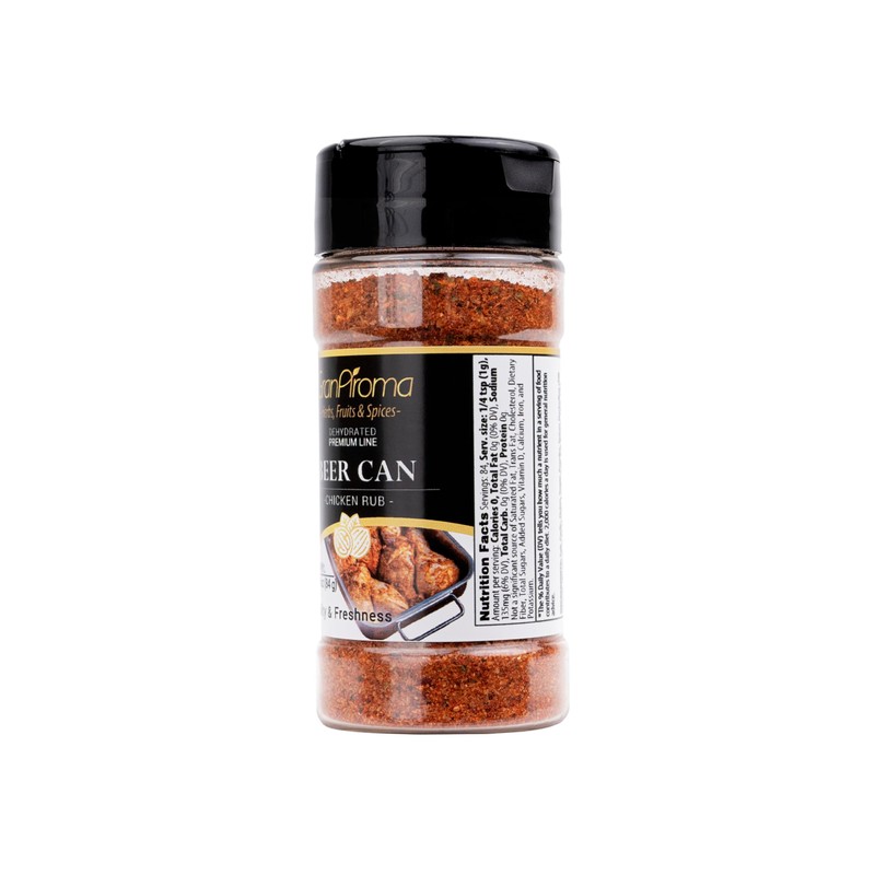 GranAroma Beer Can Chicken Rub, Savory & Spicy Blend, Seasoning