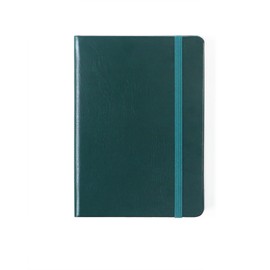FasNote Dotted Journal Notebook, A6, 160 Pages, PU Leather Hardcover, 100gsm Thick Paper, Pocket Bullet Journal for Ideas, Planning & Notes (Dark Green)