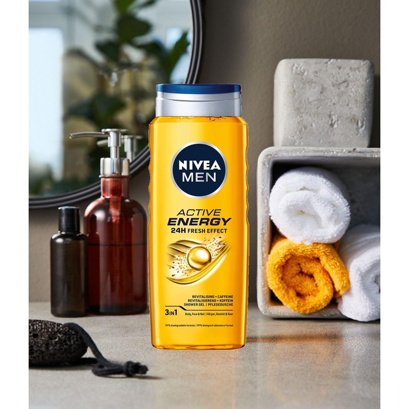 NIVEA Active Energy Shower Gel 500 ml