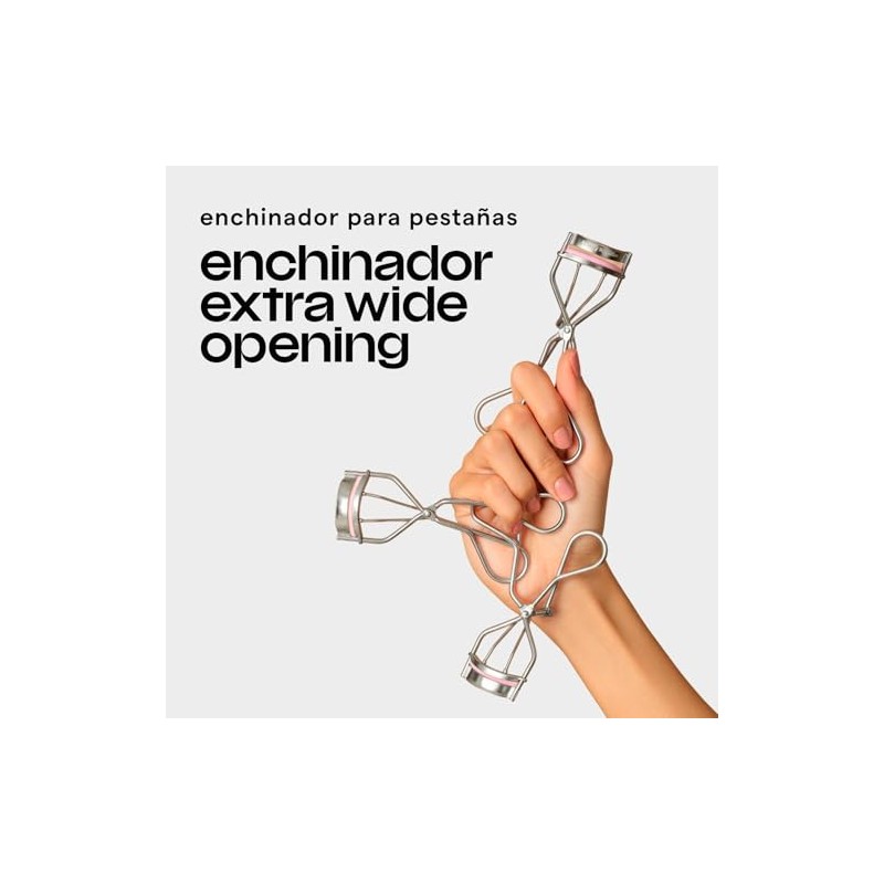 SARELLY, Enchinador para Pestañas Extra Wide Opening, Curva Semiplana, Color