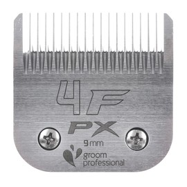 GROOM PROFESSIONAL Pro X Clipper Blade for Dog Grooming - Detachable Clipper Blade - Hardened Steel - Excellent Resistance to Wear & Excellent Cutting Performance - Replacement Blade - 4F