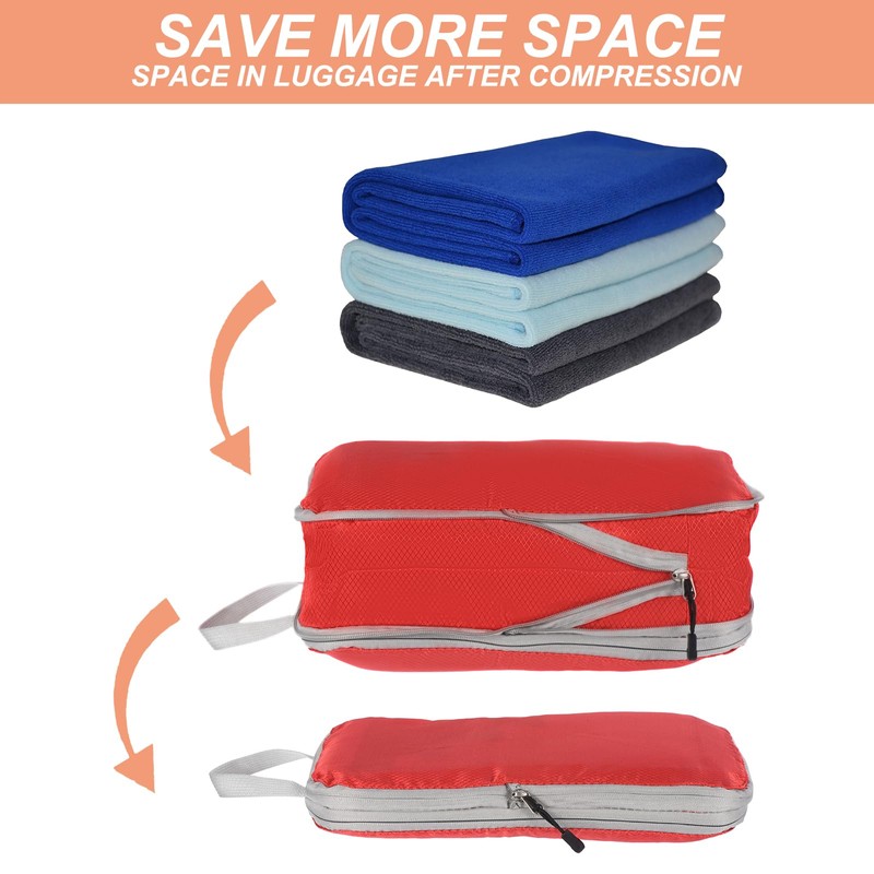PATIKIL Compression Packing Cube for Travel, 3 Set Waterproof Nylon