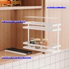 Mustorn 2 Pack Pull Out Spice Rack Organizer for Cabinet,