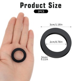 Pack of 30 Sealing Rings 1 Inch Flat Seals Seal Rubber Tap Washers Flat Seal for Seal Shower Head Sink Drain Pool Pump Pool