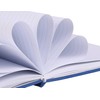 pdbq A5 Notebook Hardback Journal Lined Notebook A5 Inner Pocket