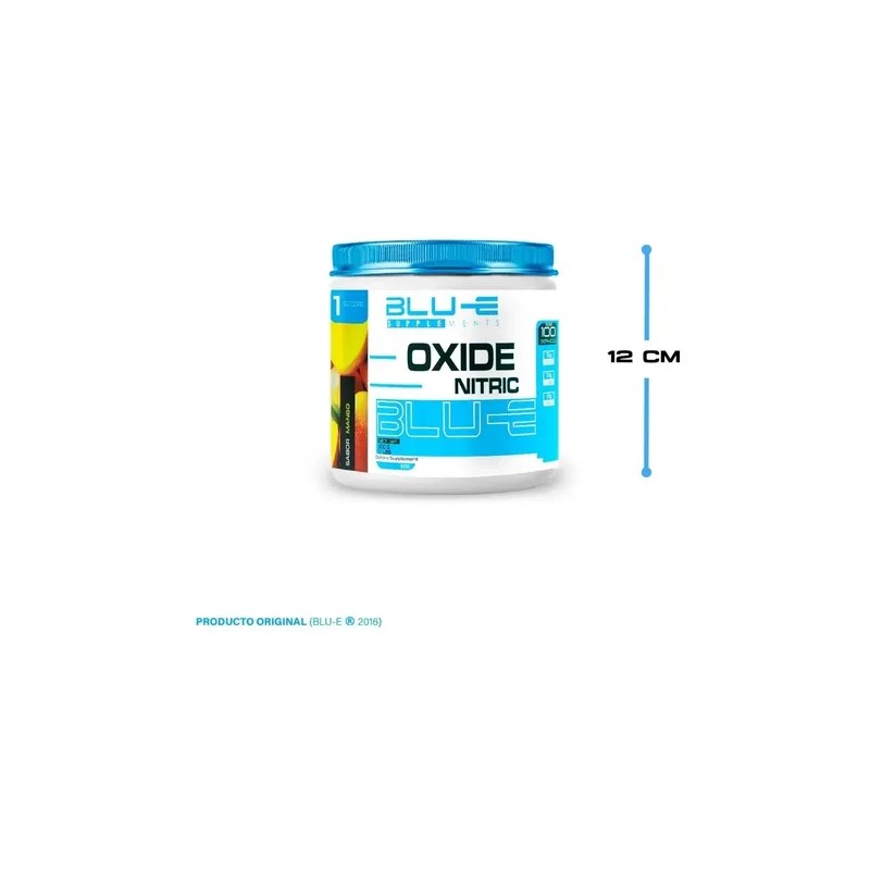 Óxido Nítrico Blu-e 500gr 100 Servicios Pre Entreno Full