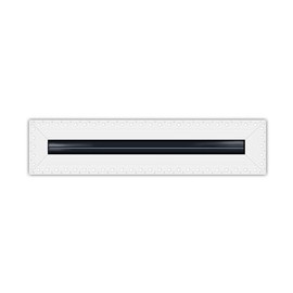 BUILDMART - 12" Linear Slot Diffuser - 1 Slot - Mud in Air Vent Cover - Drywall Mud-in White Air Vent - Mud Linear Slot Diffuser - Register Grille for Ceiling and Walls - Texas Buildmart