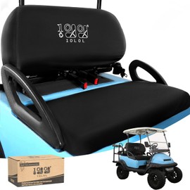 10L0L Golf Cart Seat Dust Cover - Waterproof,Dustproof,Sun-Proof Seat Protector for Yamaha EZGO,Club Car,All-Season Weather Resistant Front & Rear Seat Protection