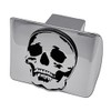 MetalHead Skull Chrome Metal Hitch Cover