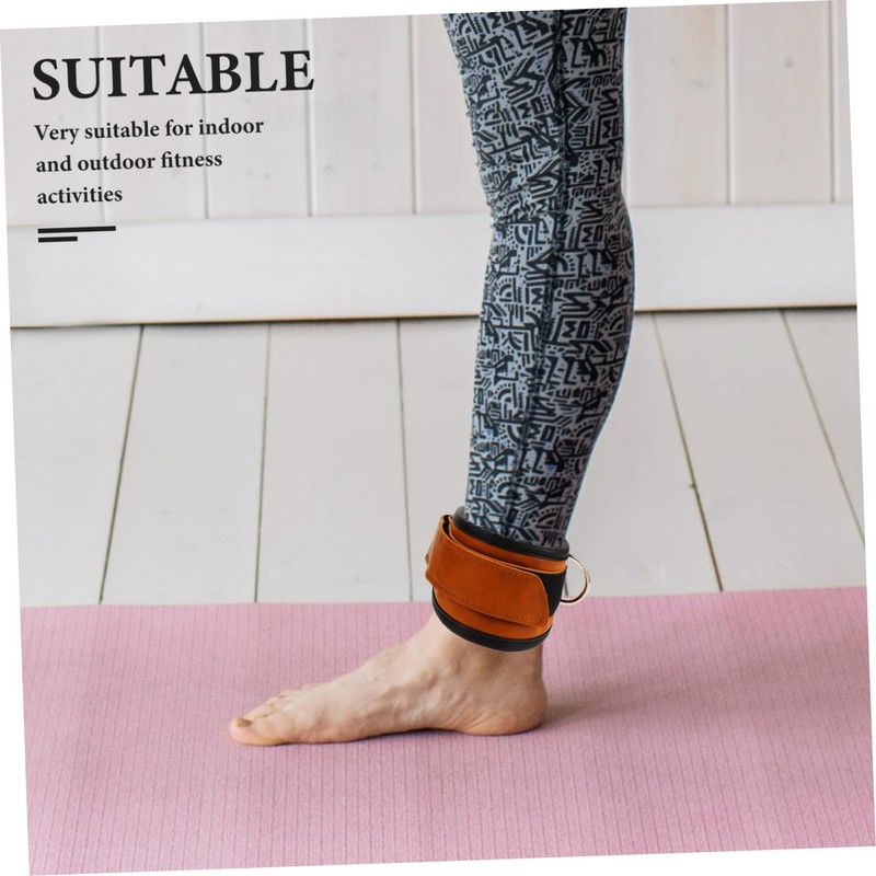 WOONEKY 2pcs Tension Rope Accessories Ankle Cable Straps for Workout