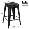 Yaheetech Yaheetech 24 inch barstools Set of 4 Counter Height