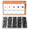 HELIFOUNER 300 Pieces 5 Sizes Internal Tooth Star Lock Washers,